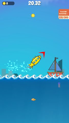 Screenshot 1: Submarine Jump!