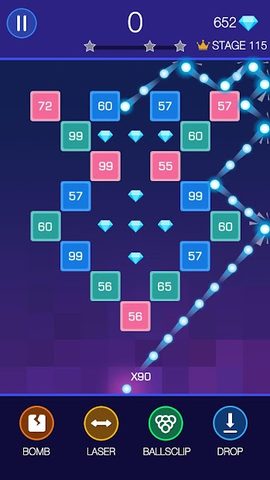 Screenshot 5: Bricks Breaker - Glow Balls