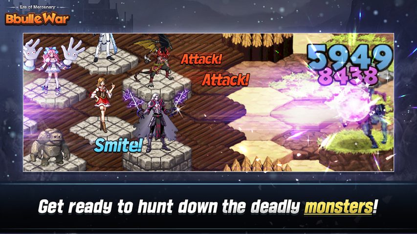 Screenshot 1: Heroes War - Idle RPG