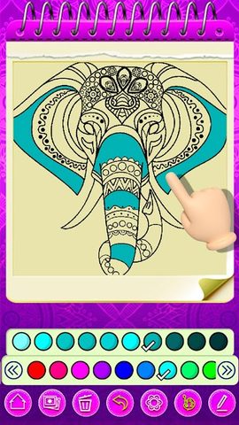 Screenshot 3: Mandala Coloring 2021