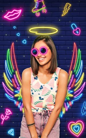 Screenshot 1: Glow Doodle Art - Color & Draw