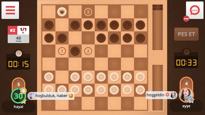 Screenshot 2: Dama Online