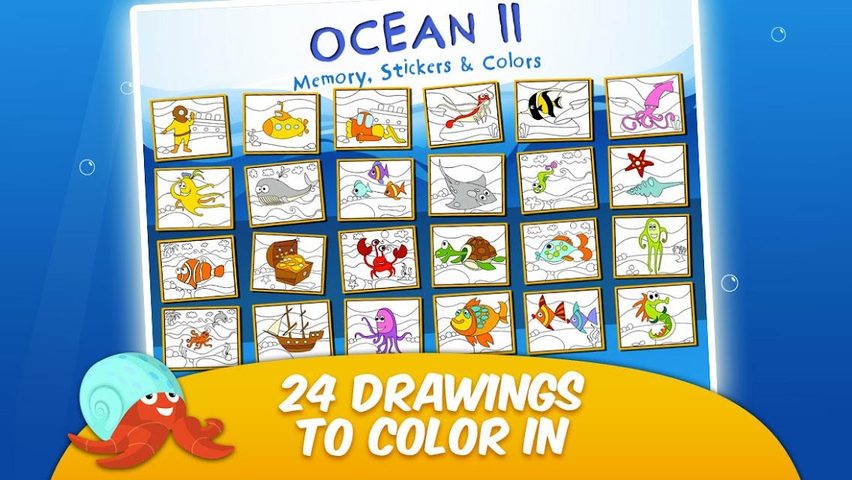 Screenshot 4: Ocean II - Stickers and Colors