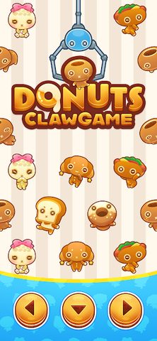 Screenshot 1: Donuts claw game