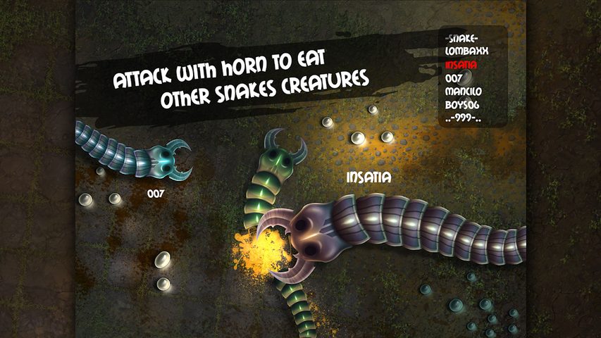 Screenshot 1: insatiable io snakes