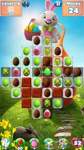 Screenshot 2: Bunny Match - Easter games and match 3 games