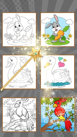 Screenshot 11: Coloring & Play with Animals for Kids