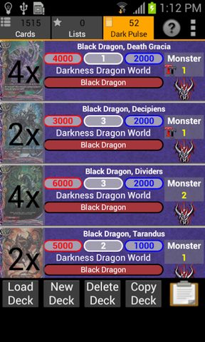 Screenshot 17: FC Buddyfight Database