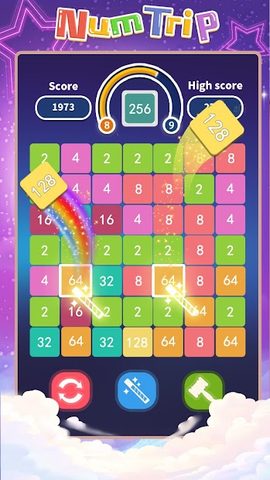 Screenshot 2: NumTrip:Merge Numbers & Block