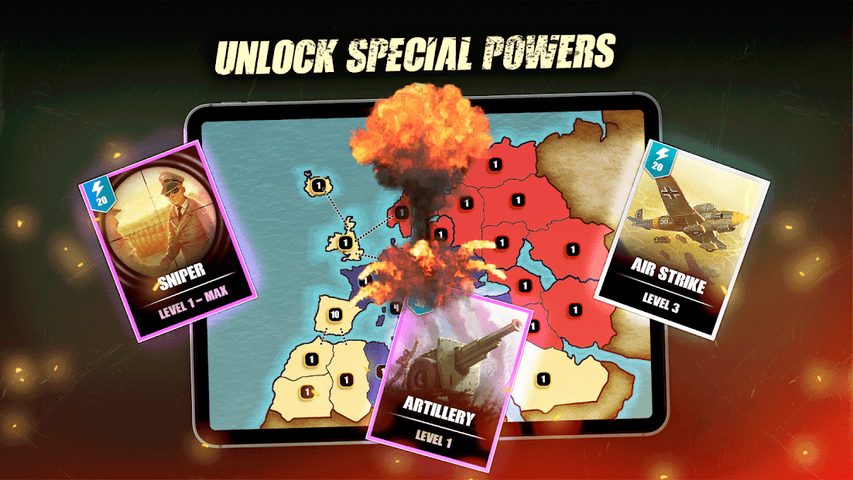 Screenshot 3: Wartime Glory - risk of WW3