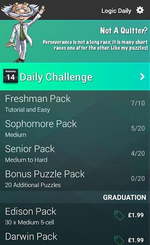 Screenshot 6: Logic Puzzles Daily - Solve Logic Grid Problems