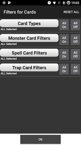 Screenshot 14: Database for Yugioh Cards