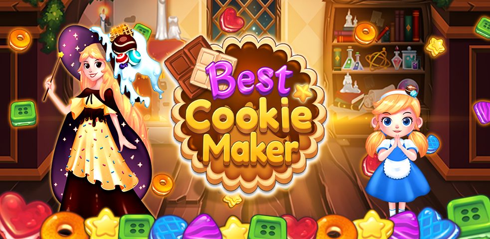 Screenshot 1: Best Cookie Maker: Fantasy Match 3 Puzzle