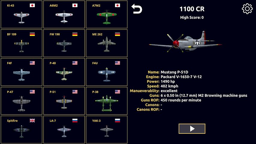 Screenshot 2: Night Fighter: WW2 Dogfight