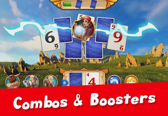 Screenshot 4: Solitaire Arthur Tale TriPeaks