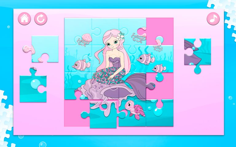 Screenshot 9: Mermaid Puzzles for Kids