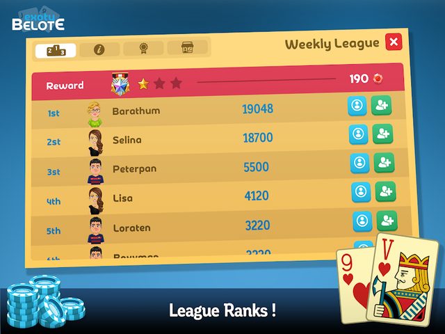 Screenshot 17: Multiplayer Belote & Coinche