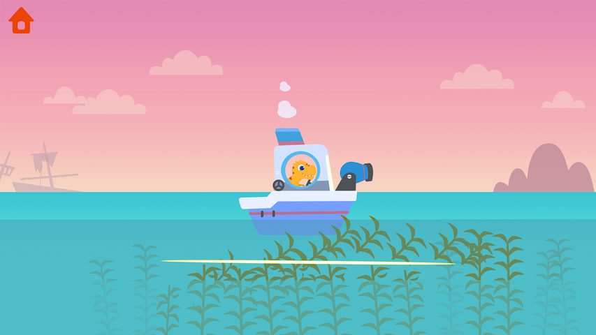 Screenshot 4: Dinosaur Patrol Boat: for kids