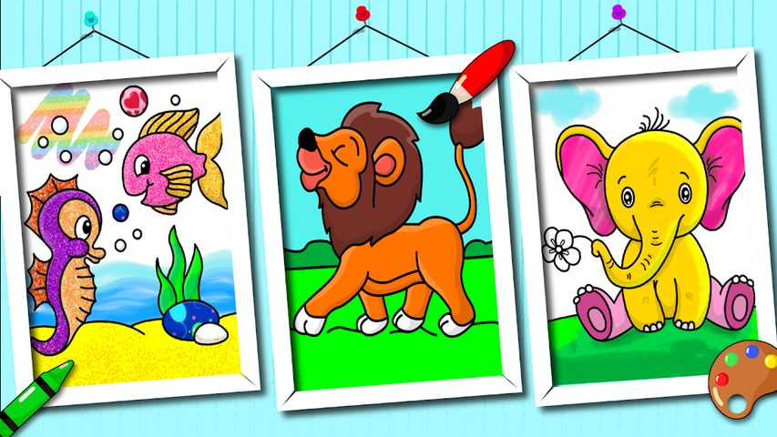 Screenshot 8: Coloring book for kids - Doodle, Color & Draw Game