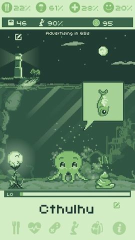 Screenshot 3: Cthulhu Virtual Pet