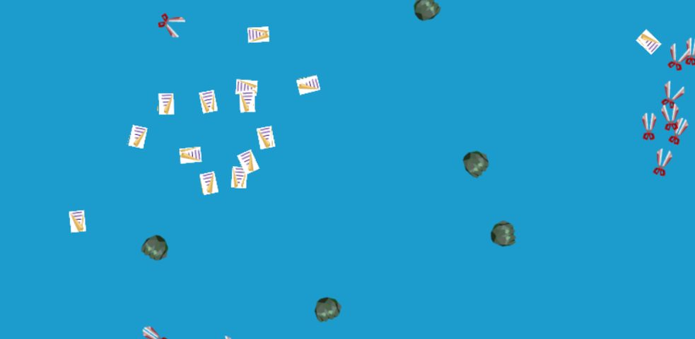 Screenshot 5: Evolution Arena: sandbox for rock, paper, scissors