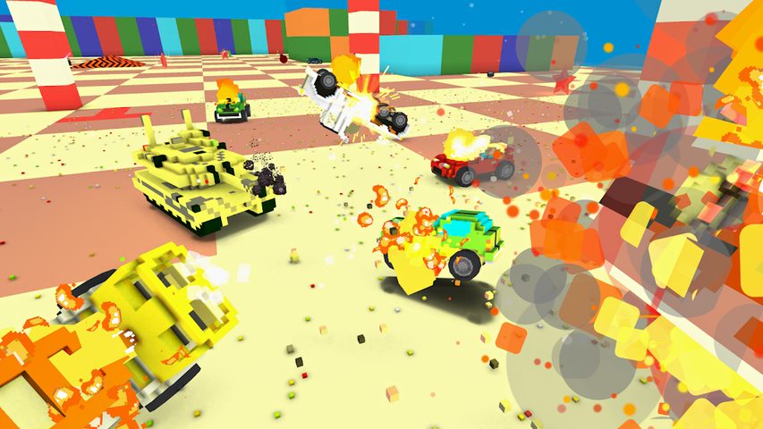 Screenshot 2: Blocky Demolition Derby 2