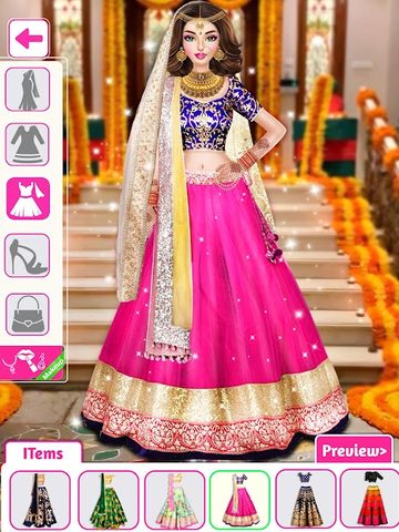 Screenshot 7: Indian Wedding Stylist - Makeup &  Dress up Games