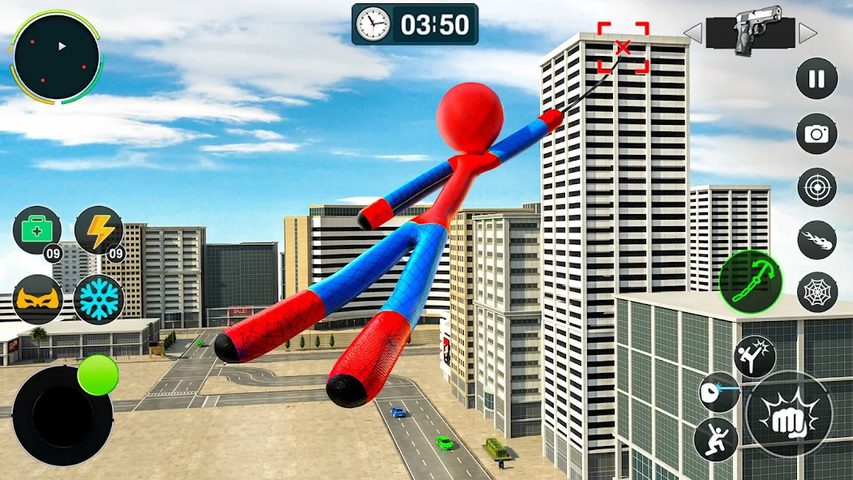 Screenshot 20: Flying Stickman Rope Hero Game