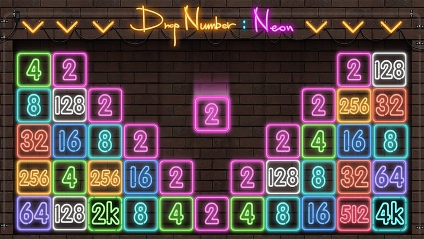 Screenshot 17: Drop Number™: Neon 2048