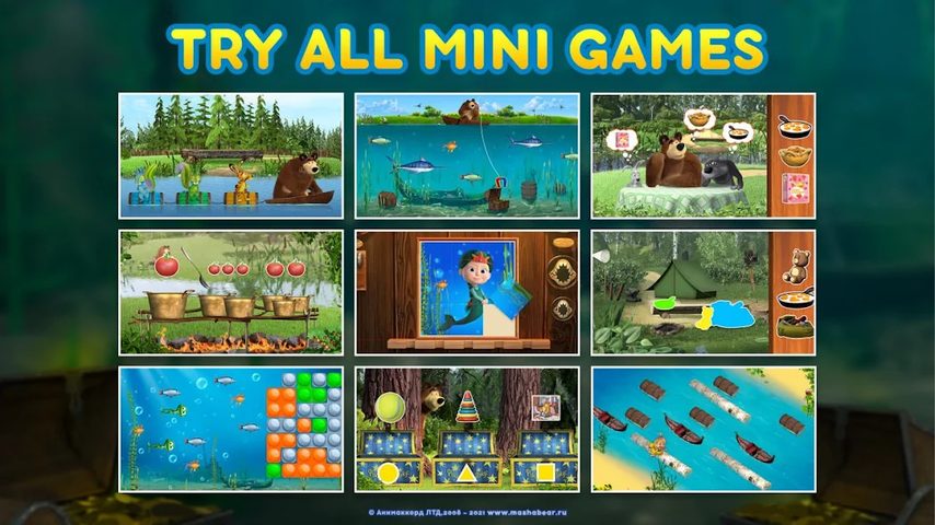 Screenshot 20: Masha and the Bear: Water game