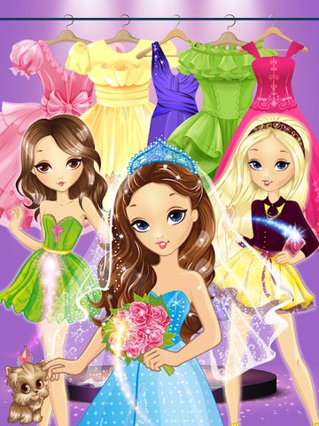 Screenshot 4: Princess Coloring Book Glitter & Girls Dress Up