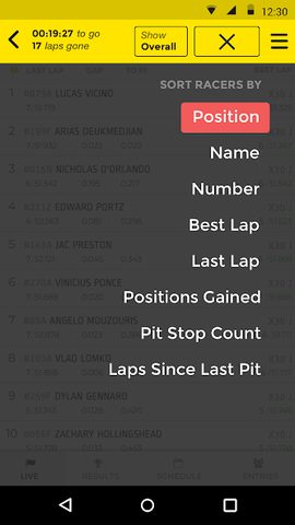 Screenshot 16: RaceHero Live Timing & Results