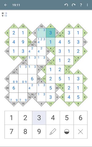 Screenshot 13: Kakuro (Cross Sums) - Classic