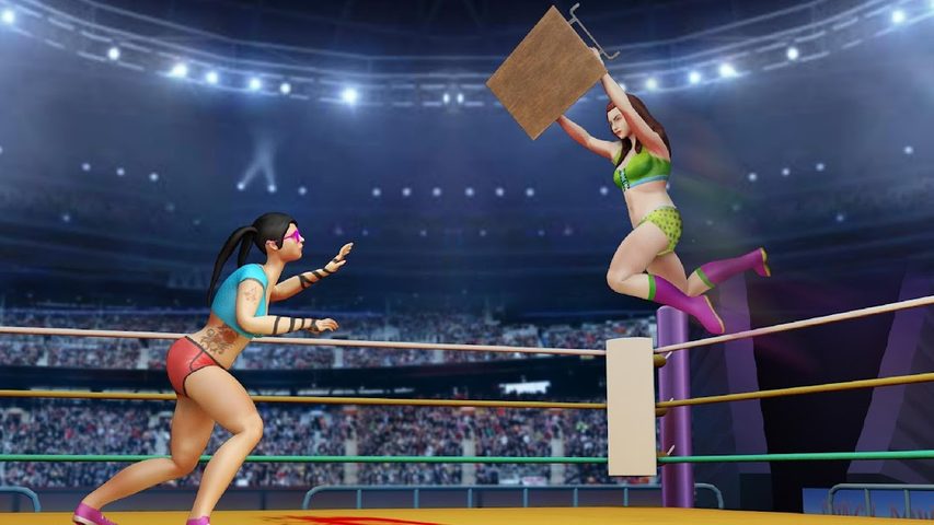 Screenshot 2: Bad Women Wrestling Game