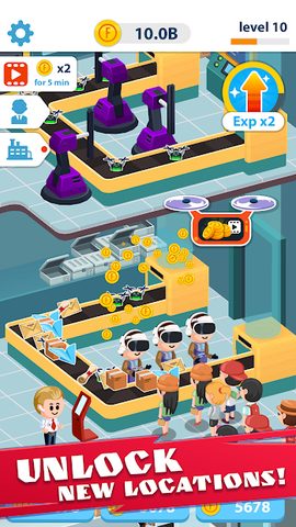 Screenshot 6: Idle Factory Corp.: Business Tycoon Clicker Games