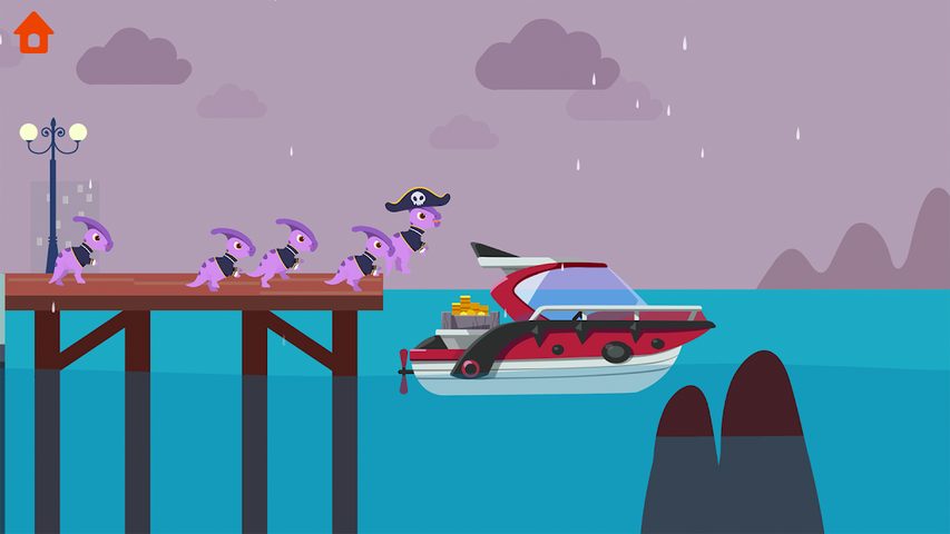 Screenshot 5: Dinosaur Police Car - for Kids
