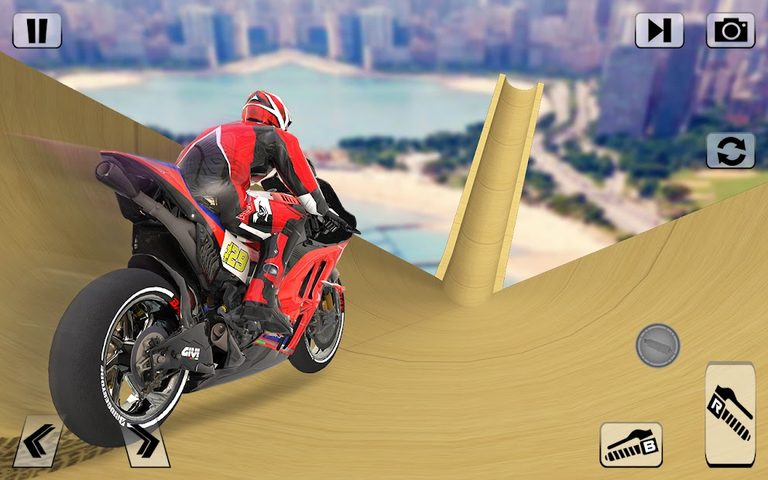 Screenshot 4: Bike Impossible Tracks Race: 3D Motorcycle Stunts