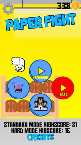 Screenshot 1: Paper Fight