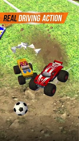 Screenshot 1: Monster Truck Soccer - Futbol Kings