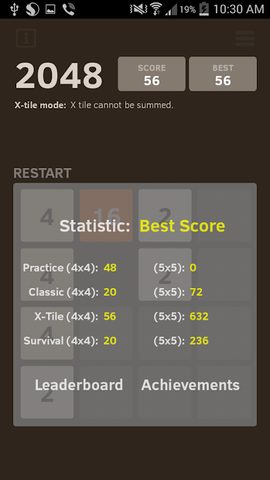 Screenshot 4: 2048 Number puzzle game