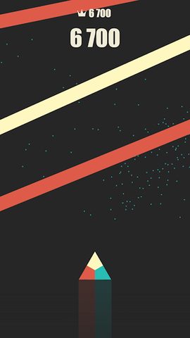 Screenshot 2: Trigon FRVR - Match the Color and Break the Walls
