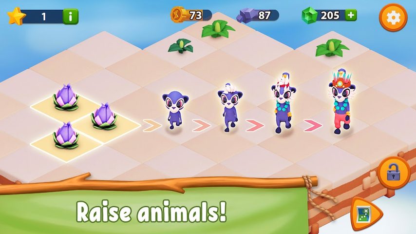Screenshot 5: Savannah Merge! Safari animals