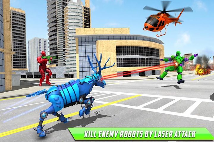 Screenshot 6: Deer Robot Car Game-Robot Game