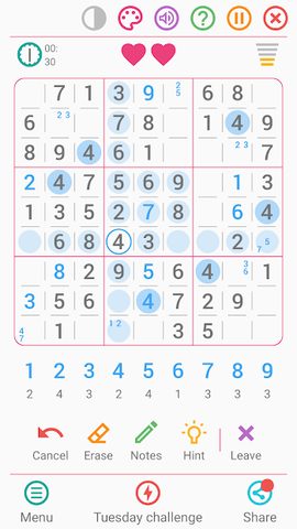 Screenshot 2: Sudoku Puzzles Game