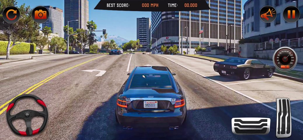 Screenshot 3: Car Driving Simulator: SUV 4+