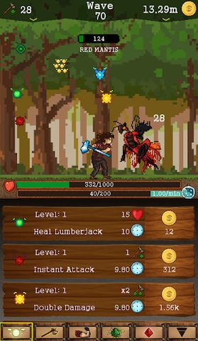 Screenshot 2: Lumberjack Attack! - Idle Game
