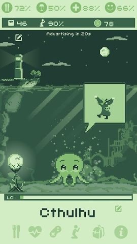 Screenshot 2: Cthulhu Virtual Pet