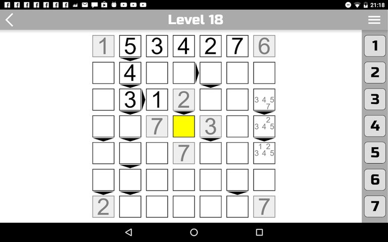 Screenshot 10: Futoshiki