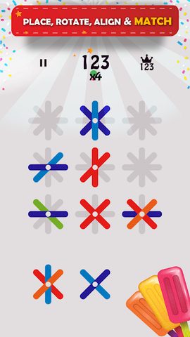 Screenshot 1: Popsicle Sticks Puzzle
