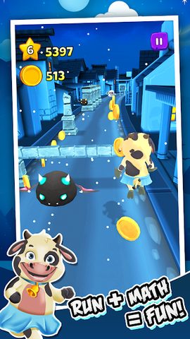 Screenshot 3: Toon Math Run: Math Games